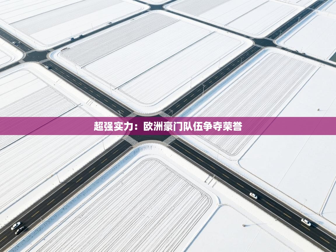 超强实力：欧洲豪门队伍争夺荣誉